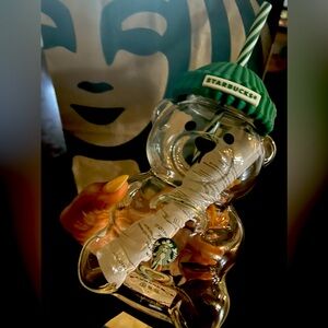 Starbucks Bearista glass cup